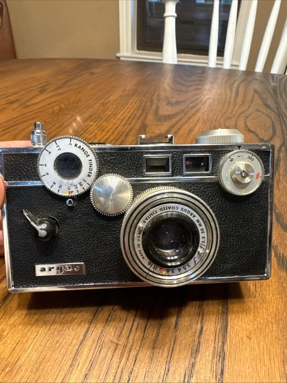 Vintage Argus f/3.5 lens 50mm Coated Cintar Film Camera | UNTESTED - Worn